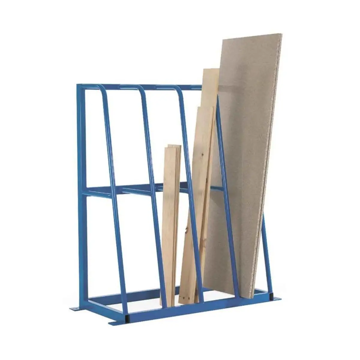 Welded Steel Vertical Storage Racks With 4 - 8 Sections 1