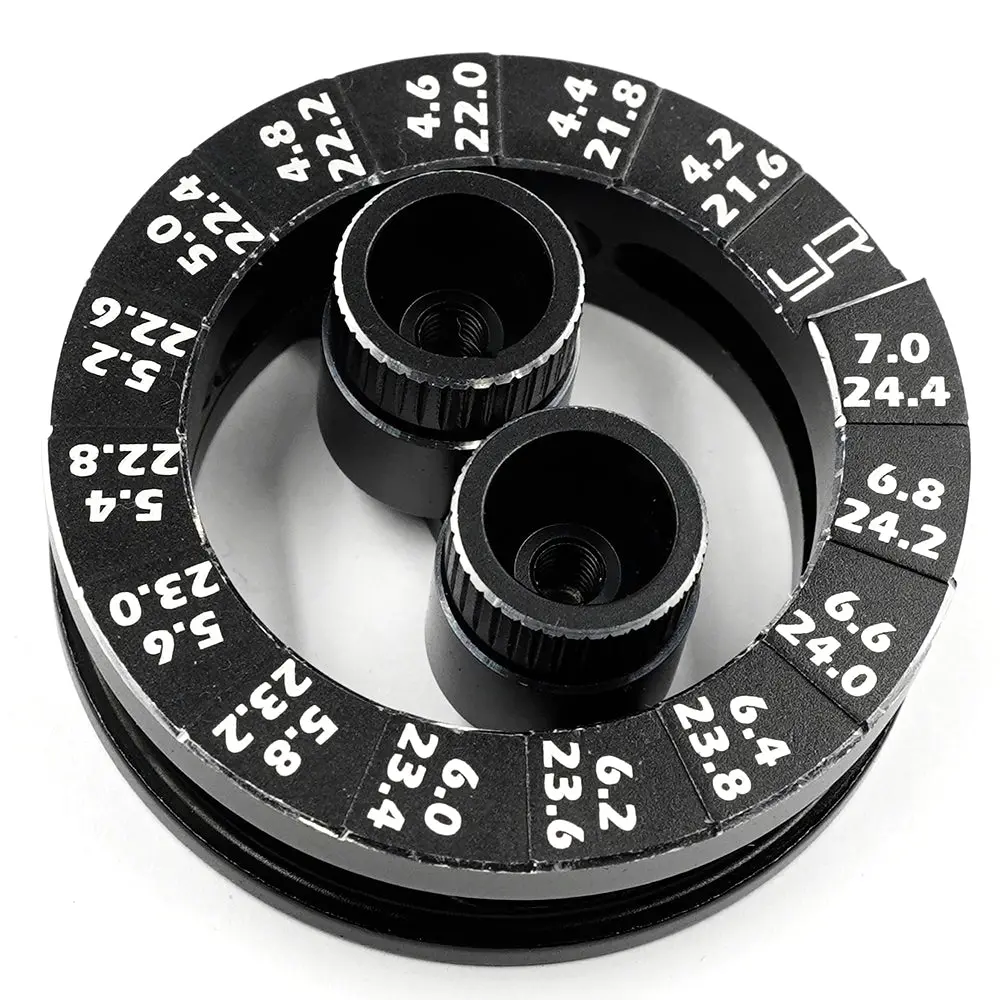 Yeah Racing Aluminum Round Droop Gage For 1/10 Rc Car (Yt-0225Bk) 1
