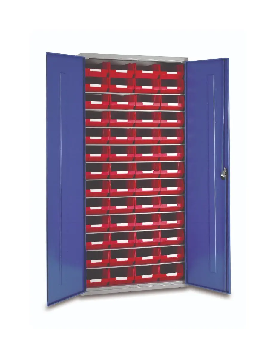 Small Parts Storage Cabinet With 52 X Tc4 Containers 1