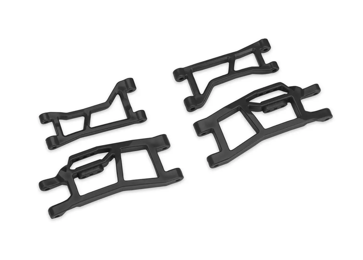 Traxxas Black Widemaxx Front Upper & Lower Hd Suspension Arms (10725) 1