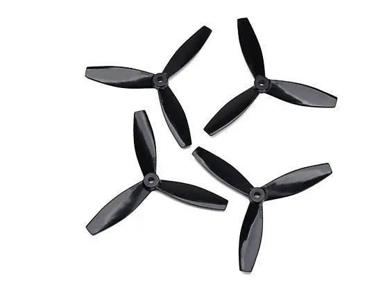 Dalprop 5" Tri-Blade Props Red & Black (2Cw/2Ccw) (T5046bk) 1