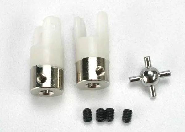 Traxxas U-Joints (2)/ 3Mm Set Screws (4) (1539) 1