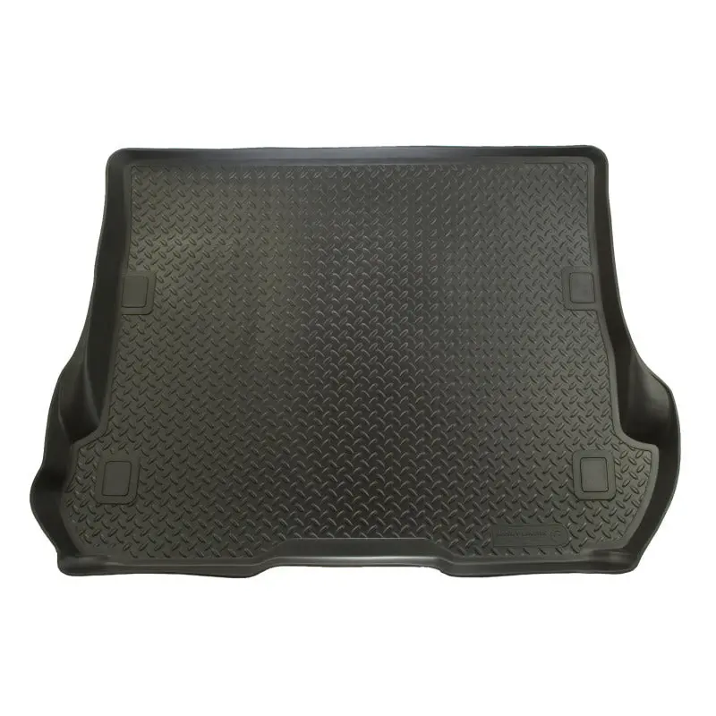 Husky Liners Classic-Style Black Rear Cargo Mat For 2008–2012 Toyota Sequoia – Fits Behind Second Row 1