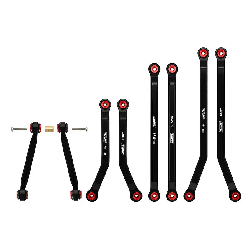 Injora Injora Aluminum High Clearance 4 Links Set For 1/24 Axial Scx24 Gx470 (Scx24-187) 1