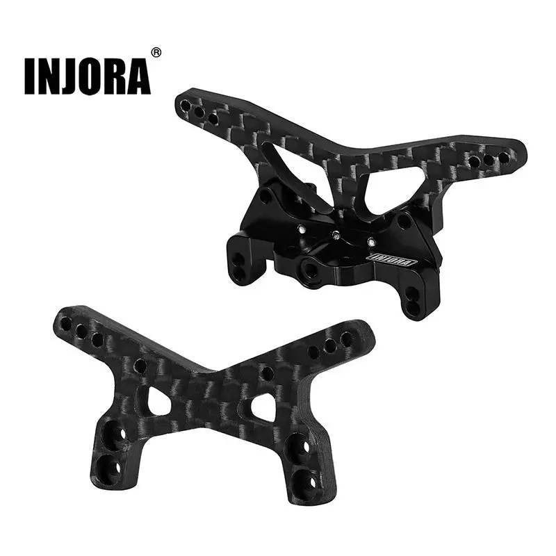 Injora: Carbon Fiber Shock Towers For 1/24 Buggy Losi Micro-B (Los-04Fr) 1