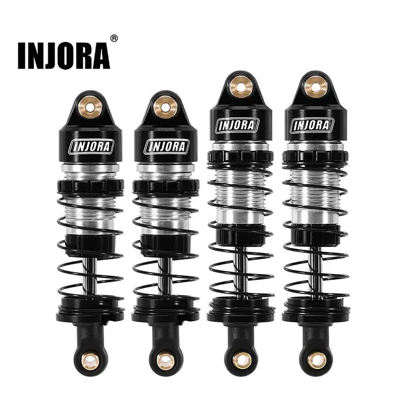 Injora: 4Pcs Aluminum Oil Shocks For 1/24 Buggy Losi Micro-B 1