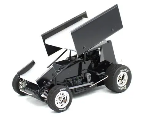 1Rc Racing Sprint Car 4.0 1/18 Brushless Rtr 2Wd Oval Racer (Black) W/2.4Ghz Radio, Battery & Charger 1
