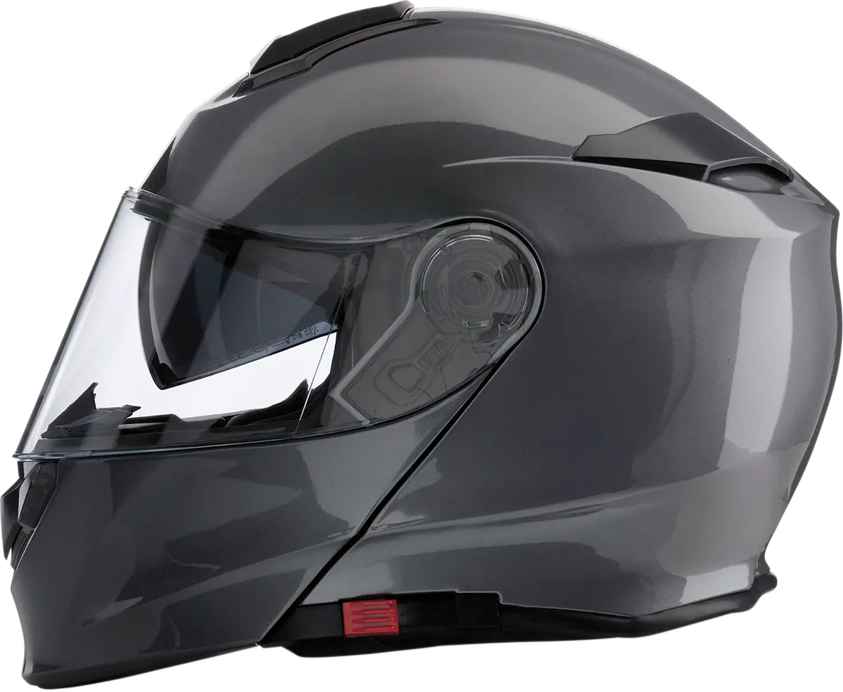 Z1R Solaris Modular Motorcycle Helmet – Dark Silver Finish, Size 3Xl 1