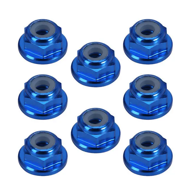 Injora 8Pcs M2 Wheel Lock Nuts Flange Nuts For Scx24 (Yq-Wh-18) 1