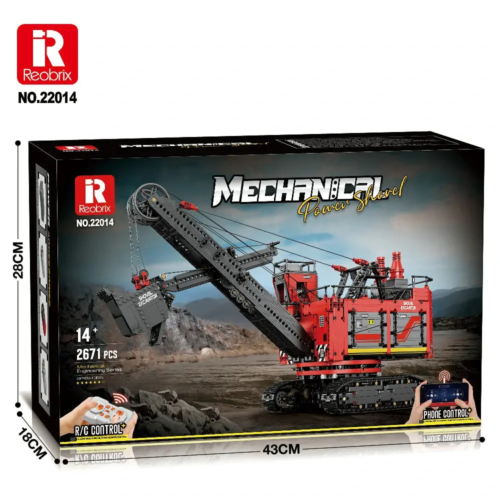 Reobrix Front Shovel Rope Excavator（Remote Control) 1