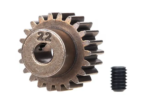 Traxxas Gear, 22-T Pinion (48-P) (Fits 3Mm Shaft)/ Set Screw (2422) 1