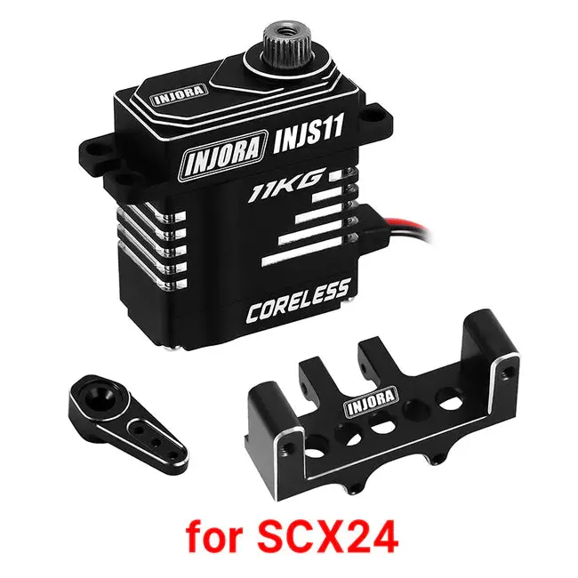 Injora Coreless High Torque Micro Servo For 1/24 Scx24 Ax24 (Injs11-24Bk) 1