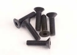 Traxxas Screws, 3X12mm Countersunk Machine (6) (Hex Drive) (2552) 1