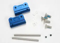 Traxxas Mounts, Suspension Arm (Blue-Anodized (6061-T6 Aluminum)(Rear)(+/- 1-Degree)(L&R) (2798X) 1