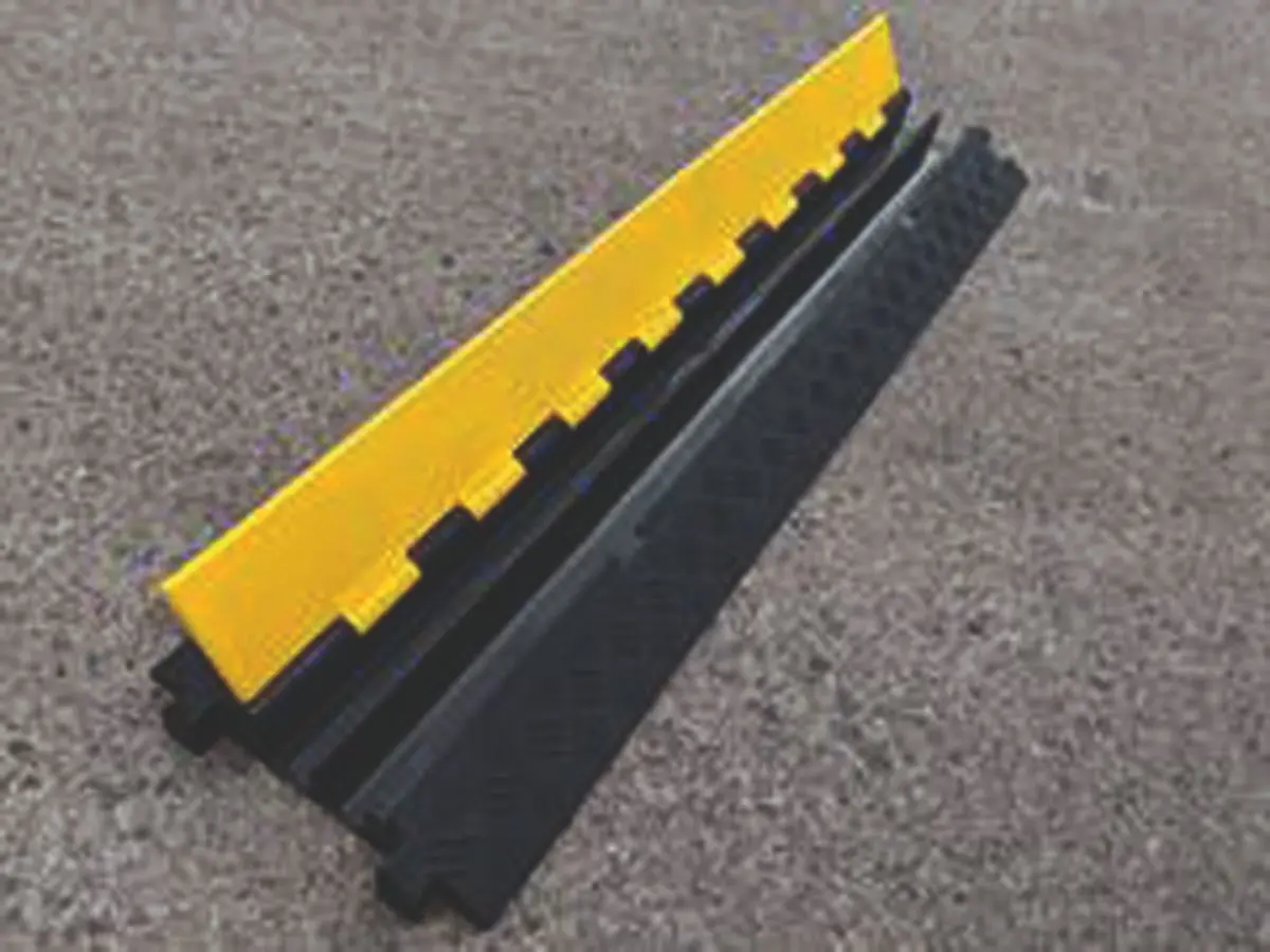 2 Channel Outdoor Cable And Hose Protection Ramp 1