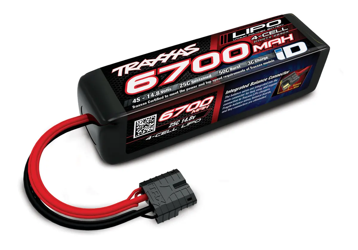 Traxxas Power Cell Lipo 4-Cell 6700Mah Battery With Id (2890X) 1