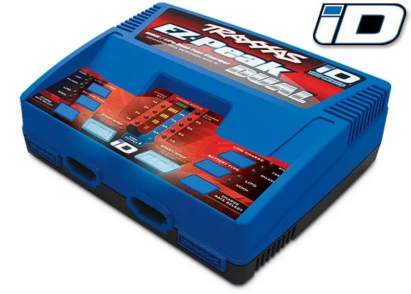 Traxxas Ez-Peak Dual 100W Nimh/Lipo Charger W/Id Auto Battery Id (2972) 1