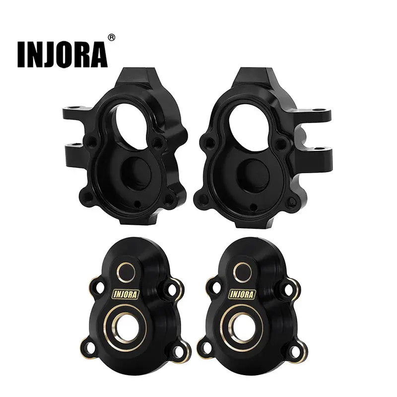 Injora Brass Front Outer Portal Housings Steering Knuckles For 1/18 Redcat Ascent18 (Asc18-04) 1