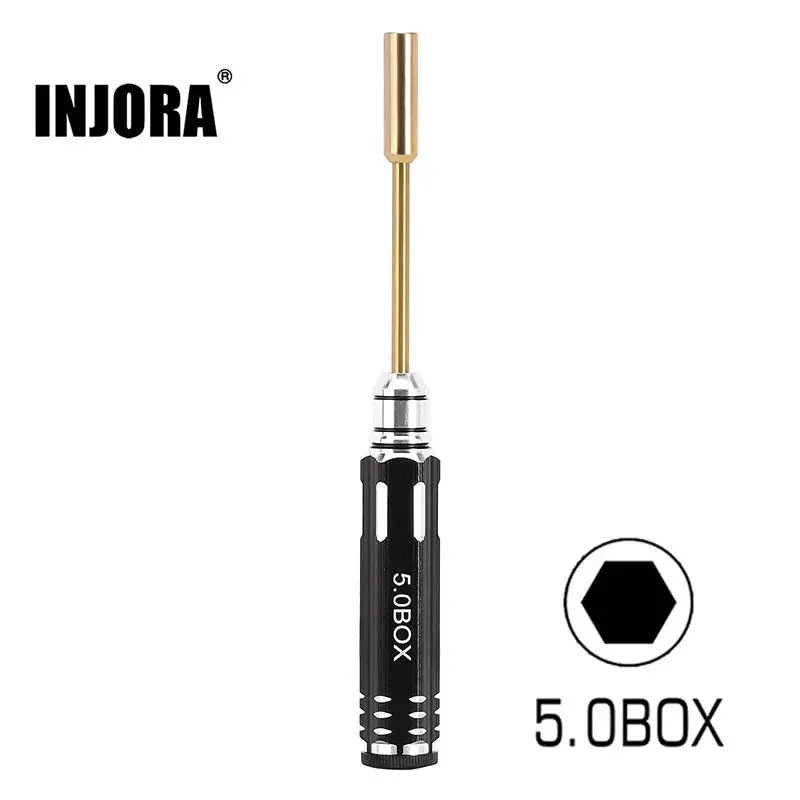 Injora: 5.0Mm Hex Nut Driver Thin Walled Hexagon Wrench Socket For 1/18 Trx4m 1