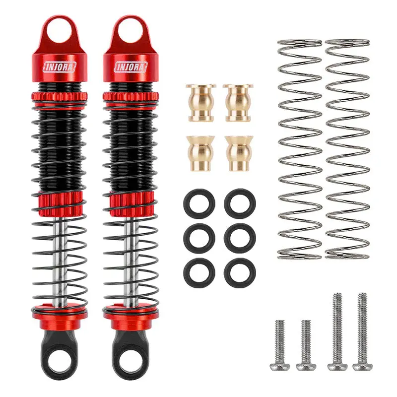Injora: 59Mm Long Threaded Oil Filled Shocks For 1/18 Trx4m (4M-42) (1 Pair) 1