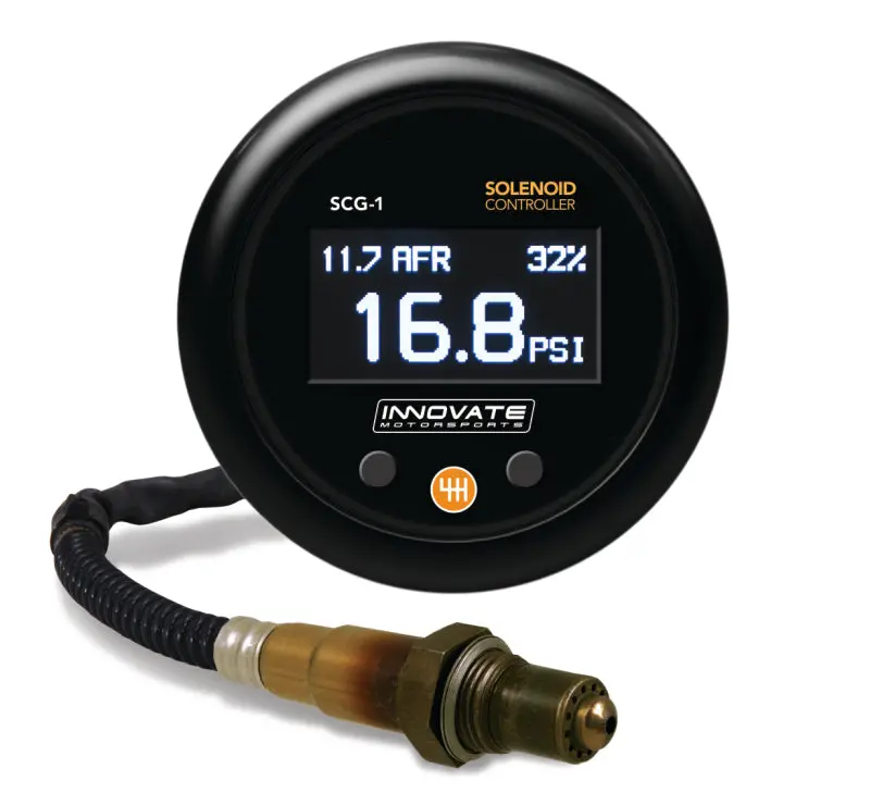 Innovate Scg-1 Boost Controller With Solenoid And Wideband O2 Gauge Kit 1