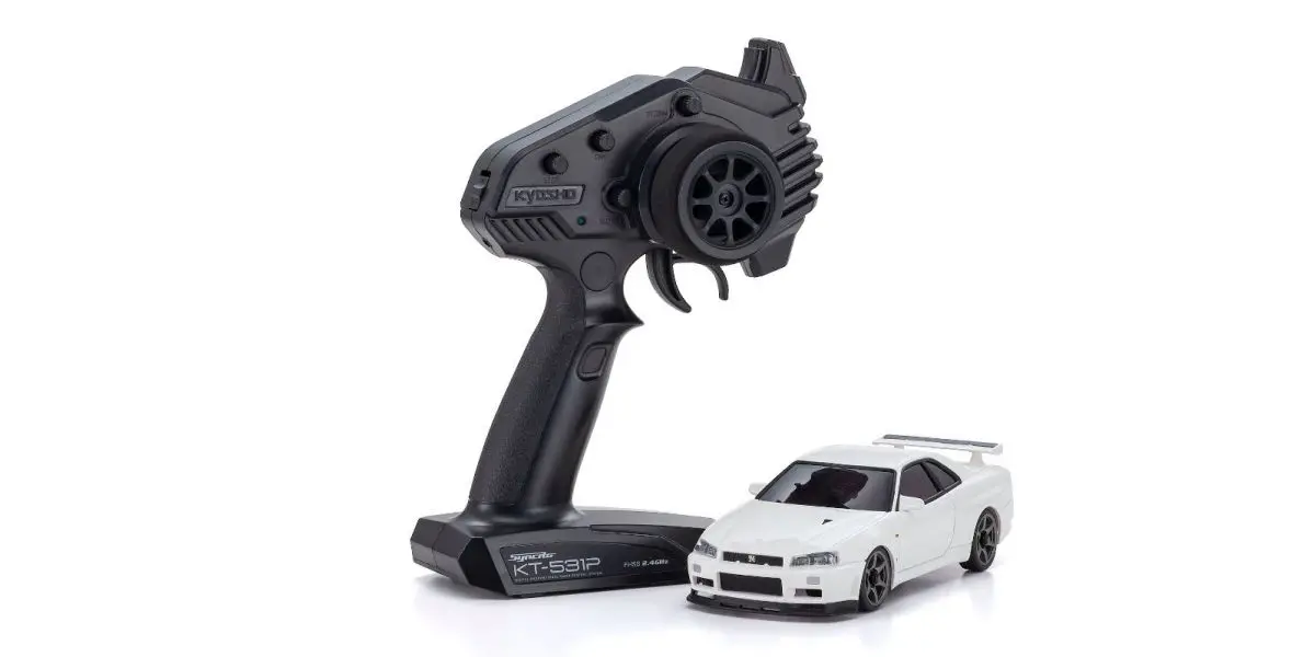 Kyosho Mini-Z Awd Nissan Skyline Gt-R R34 V.Specⅱnür White (32629W) 1