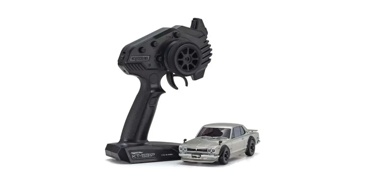 Kyosho Mini-Z Awd Nissan Skyline 2000Gt-R (Kpgc10) Tuned Ver. Silver (32636S) 1