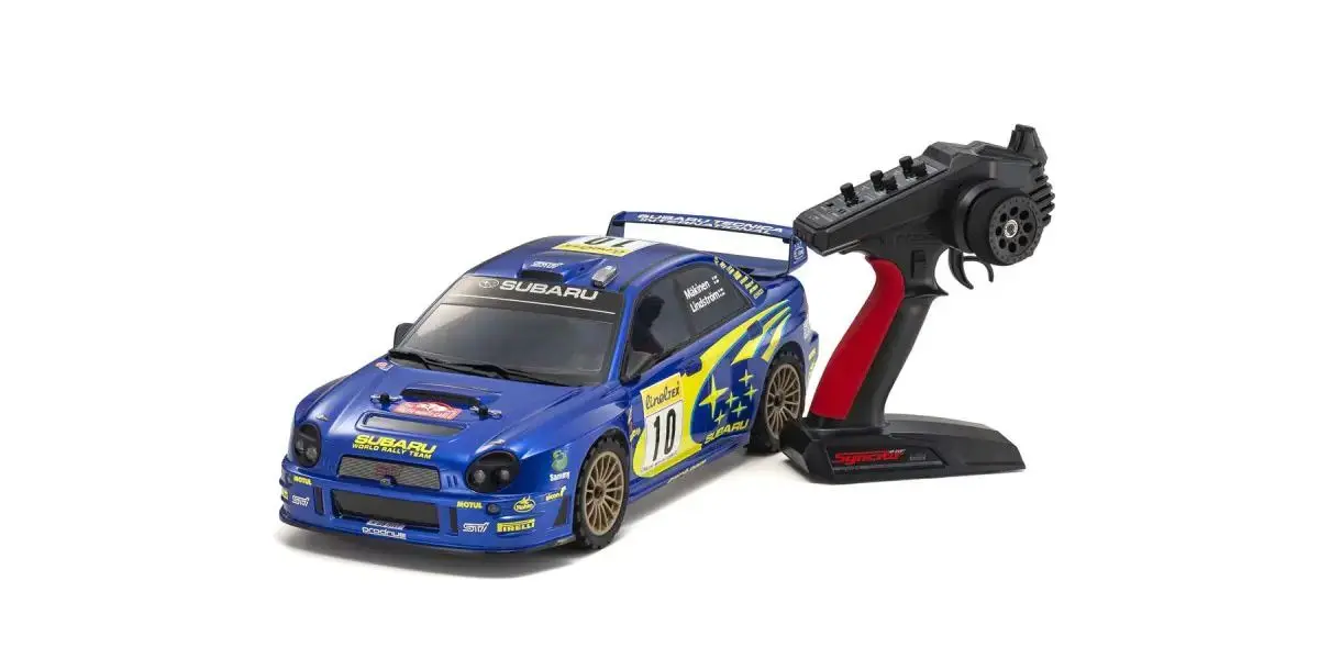 Kyosho: 1:10 Scale Radio Controlled Electric Powered 4Wd Fazer Mk2 Fz02-R Series Readyset Subaru Impreza Wrc 2002 (34481T1) 1