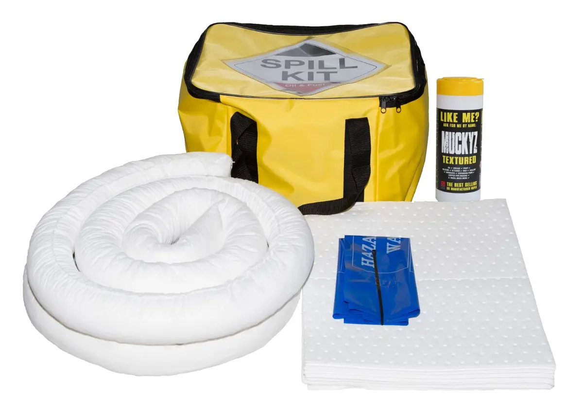 35 Litre Oil & Fuel Spill Kit In Cube Bag 1