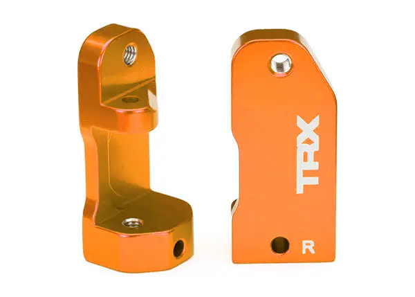 Traxxas Caster Blocks, 30-Degree, Orange-Anodized 6061-T6 Aluminum (3632T) 1