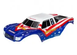 Traxxas Body, Bigfoot® Red, White, & Blue, Officially Licensed Replica (Painted, Decals Applied) (3676) 1