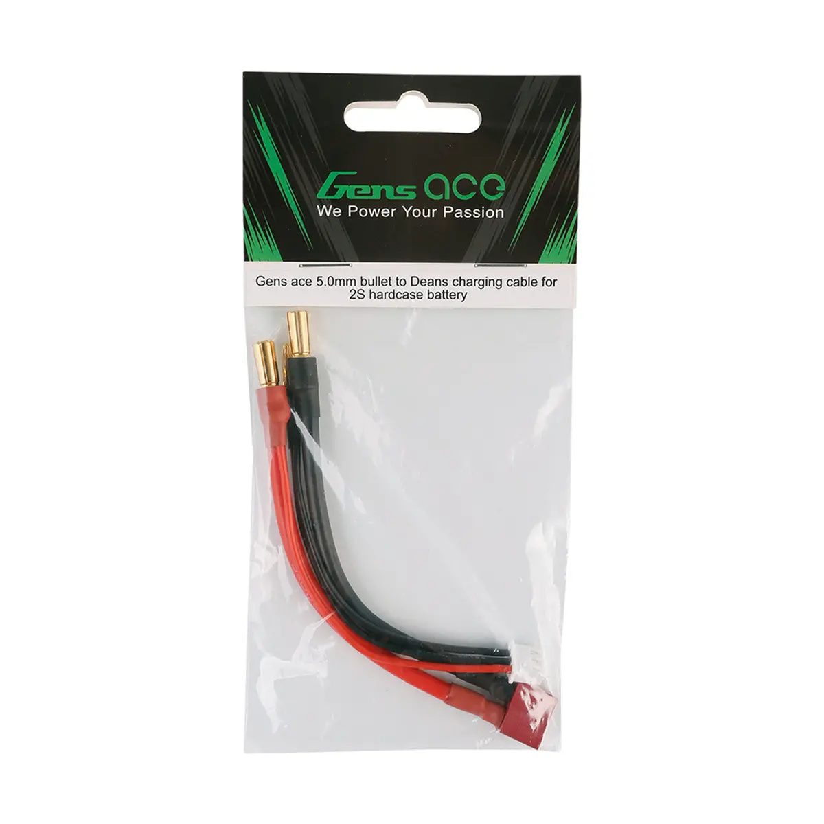 Gens Ace 2S Charge Cable: 5.0Mm Bullet To Deans(T)(Gea5m2d) 1