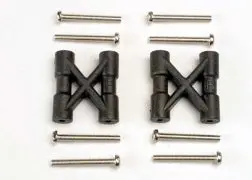 Traxxas Bulkhead Cross Braces (2)/ 3X25mm Cs Screws (8) (3930) 1