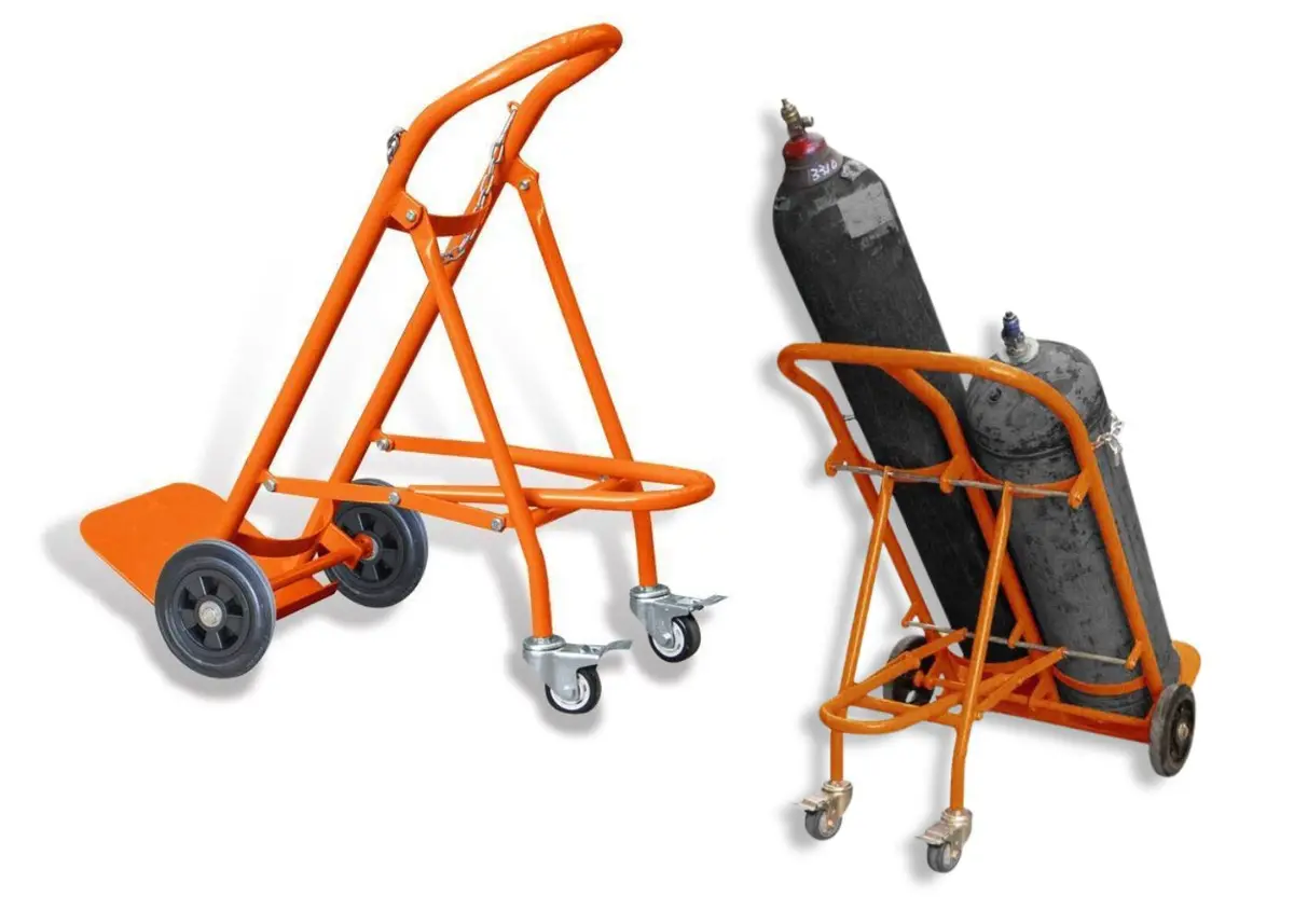 4-Wheel Gas Cylinder Sack-Truck Trolley 1