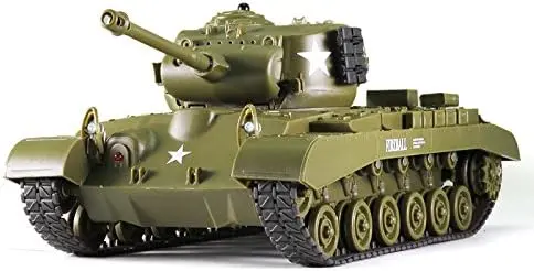 Heng Long 1/30 Sherman & Pershing Ir Tanks, Battle Sounds, Rotating Turret 1