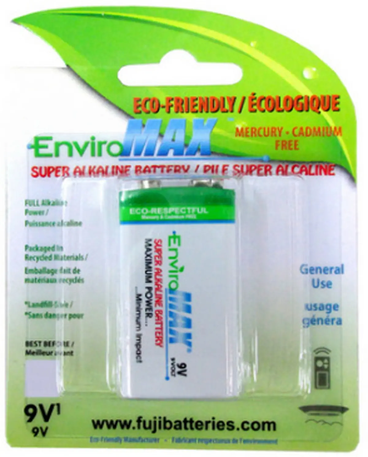 Fuji Enviromax Digital 9V Alkaline Battery 1