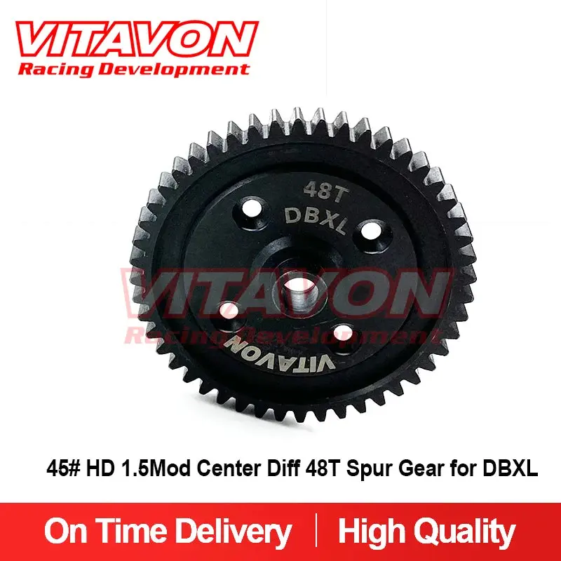 Vitavon Dbxl Cnc 45# Hd 1.5Mod Center Diff 48T Spur Gear (Dbxl074) 1