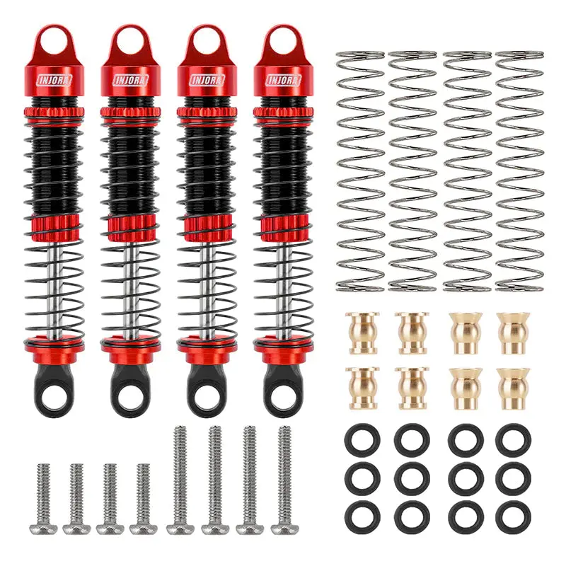 Injora: 59Mm Long Threaded Oil Filled Shocks For 1/18 Trx4m (4M-42) 1