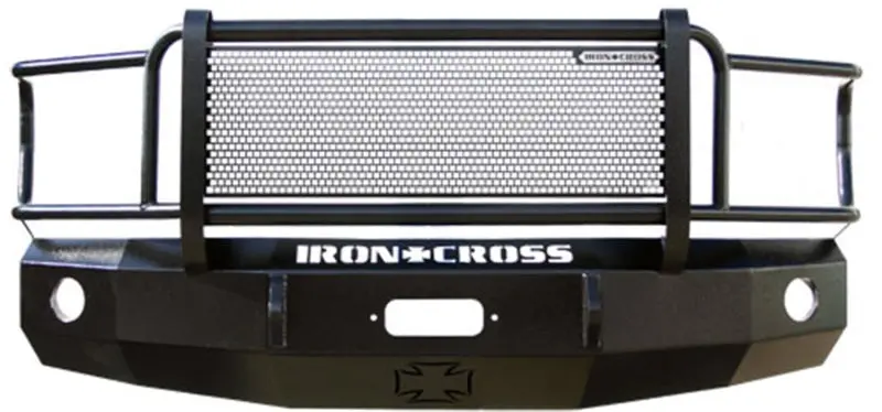 Iron Cross Heavy-Duty Front Grill Guard Bumper For 2009–2012 Ram 1500, Gloss Black 1
