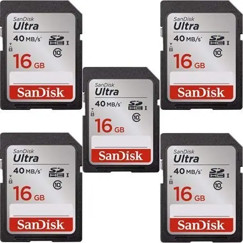 Genuine Sandisk Ultra 16Gb Class 10 Sdhc Flash Memory Card (1) 1