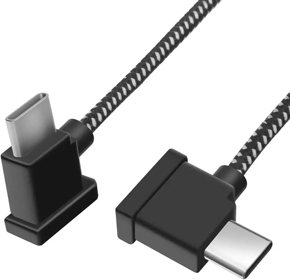 Dji Nylon Braided 6.3 Inch Type-C Cable Data Cord Compatible With Dji Maivc 3 / Air 2 / Air 2S / Mini 2 Rc Drone Quadcopter 1