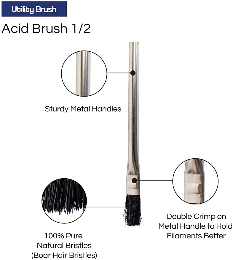 Pro Grade - Epoxy Acid Brushes 1