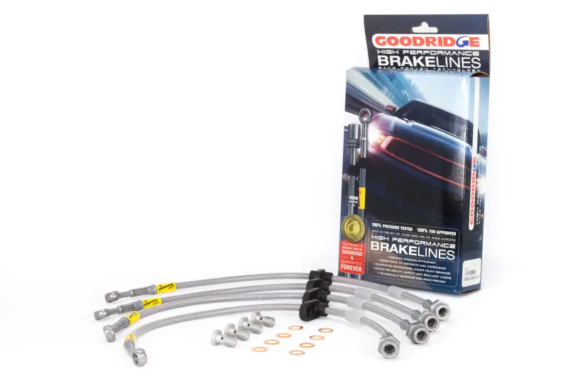 Goodridge 98-00 Honda Accord W/ Rear Disc Brake Lines 1