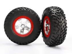 Traxxas Tires & Wheels, Assembled, Glued (5873R) 1