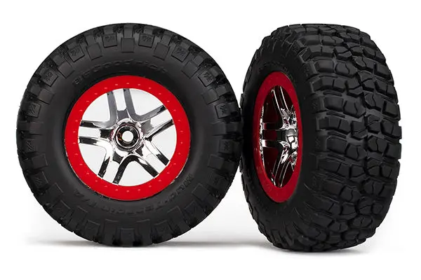 Traxxas Tires & Wheels, Assembled, Glued (5877A) 1