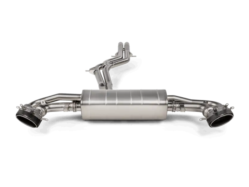 Akrapovič Evolution Line Titanium Cat-Back Exhaust With Carbon-Titanium Tips For 2020+ Audi Rs Q8 (M4 Platform) 1