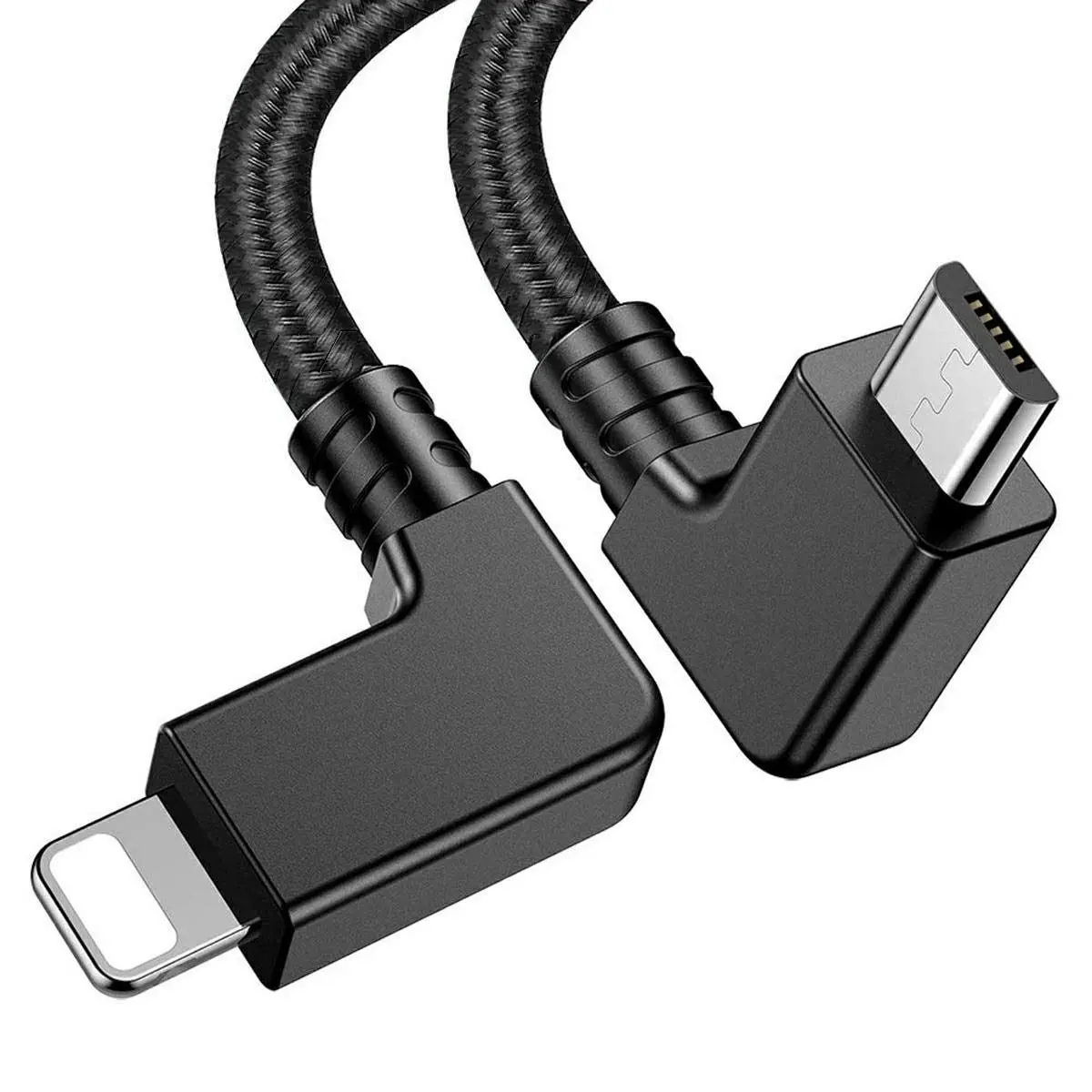 Otg Micro Usb 11.4Inch Braided Extension Cable 1