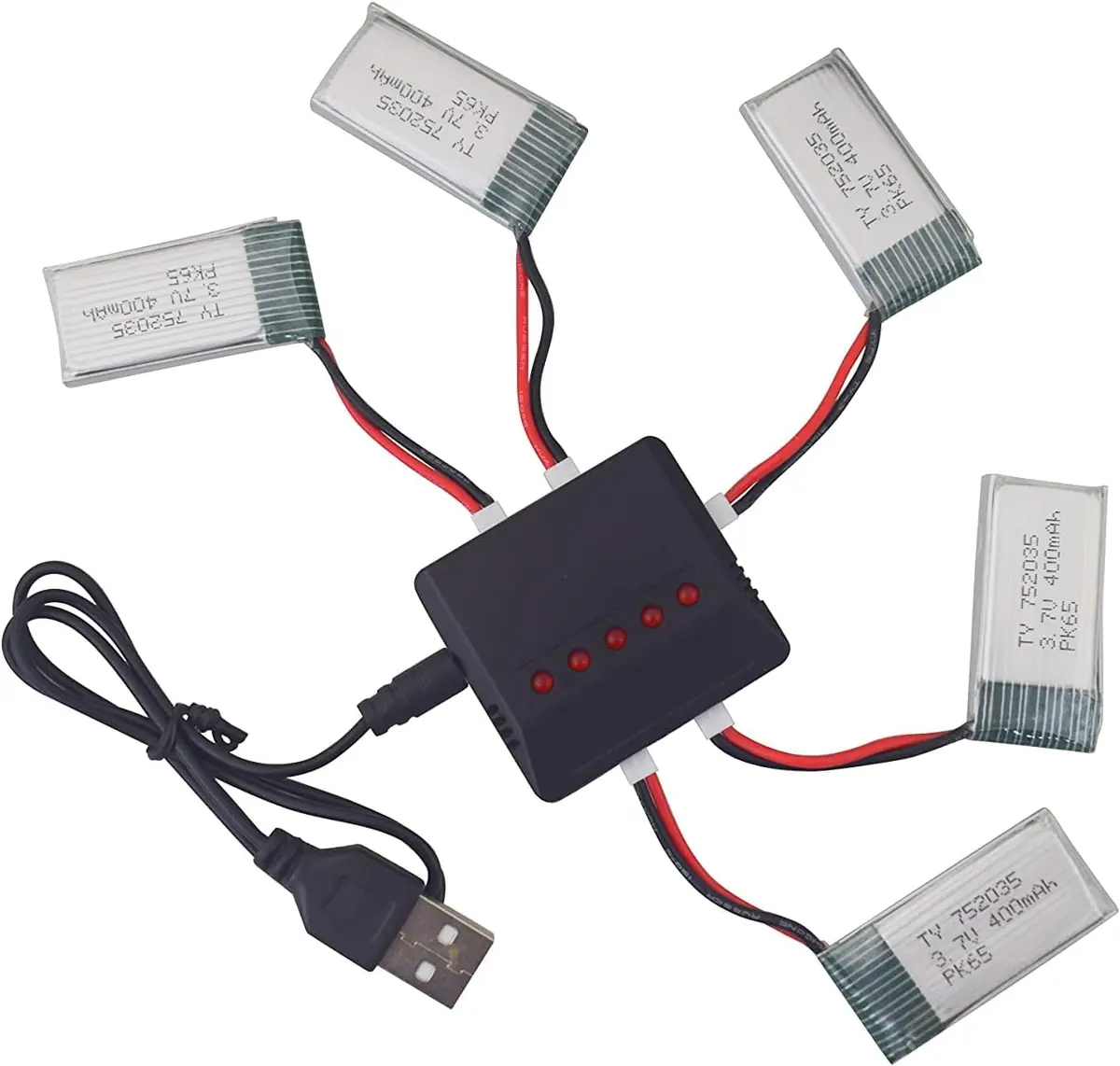 1S Lipo Battery 5In1 Charger 1