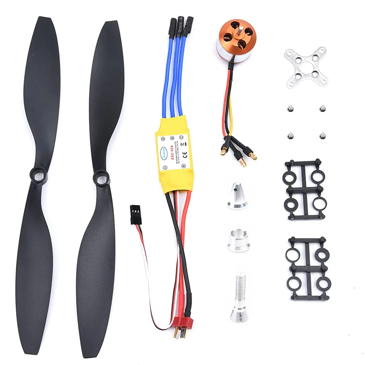Youngrc A2212 1000Kv Brushless Motor + 30A Esc Electric Speed Controller + 1045 Propeller Cw Ccw Kit For Rc Multicopter Quadcopter 1