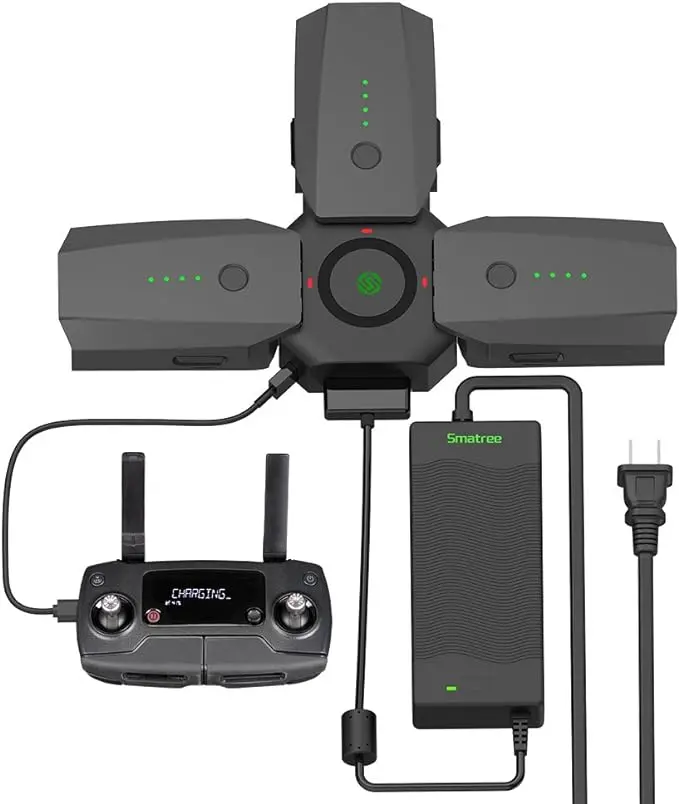 Dji: Battery Charger Compatible For Mavic Pro/Platinum, Mavic Pro Charge Hub With 80W Rapid Battery Power Adapter 1